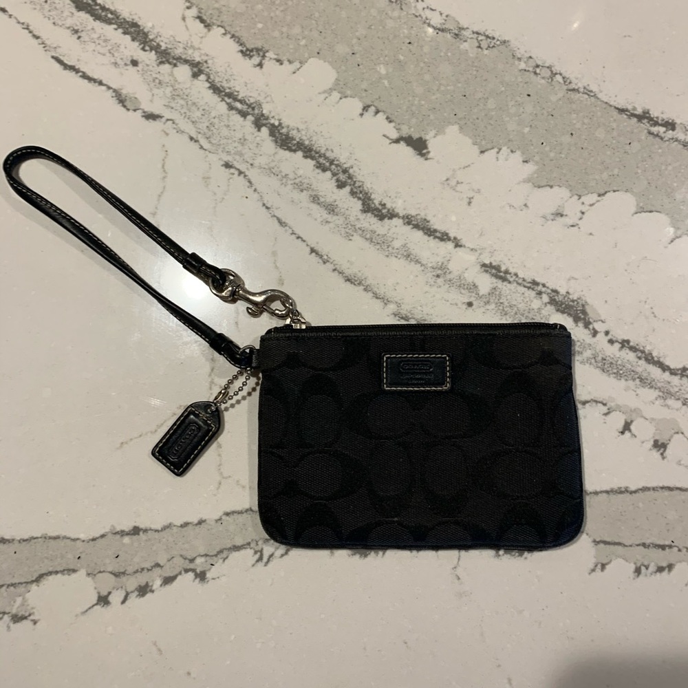 Coach Wristlet Black